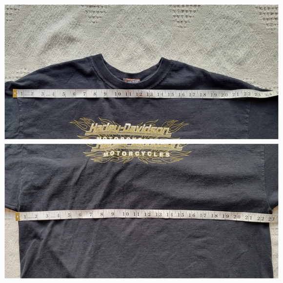 Harley Davidson Graphic Biker Wear Short Sleeve T-Shirt- Yukon Canada - Picture 8 of 8